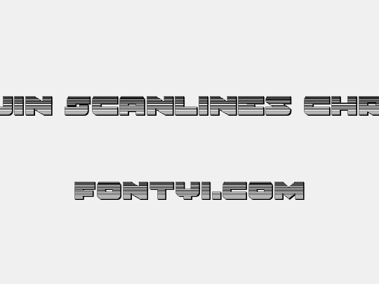 Banjin Scanlines Chrome