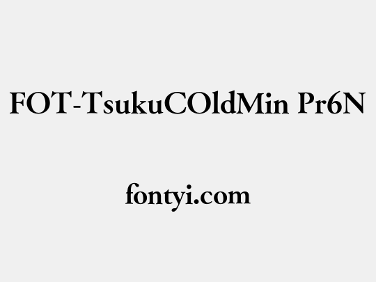 FOT-TsukuCOldMin Pr6N