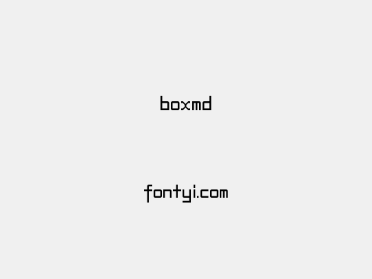 boxmd