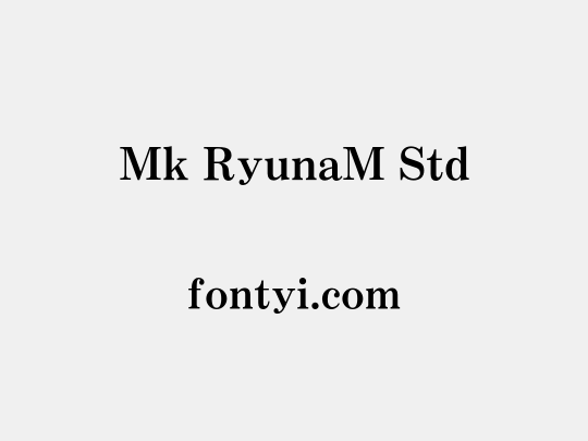 Mk RyunaM Std
