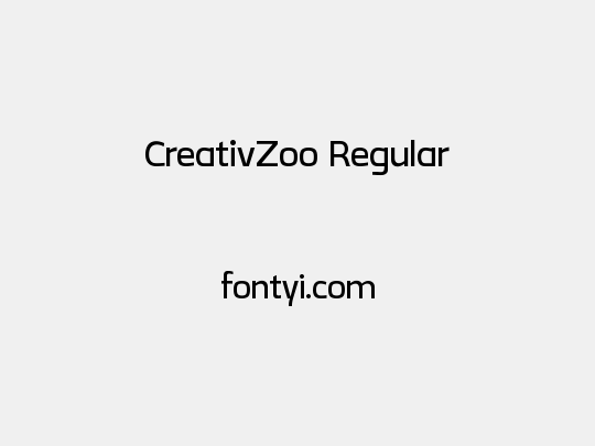CreativZoo Regular