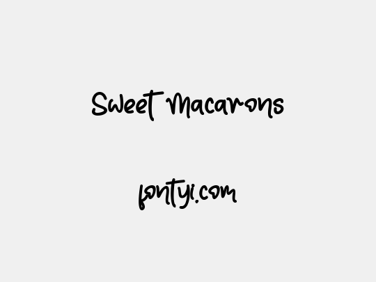 Sweet Macarons