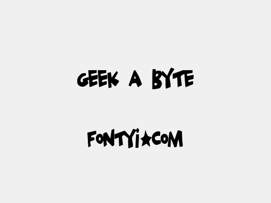 Geek a byte