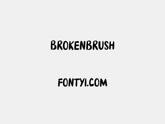Brokenbrush