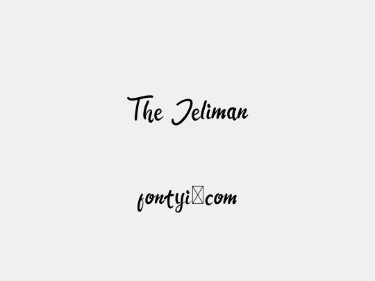 The Jeliman