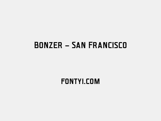 Bonzer - San Francisco