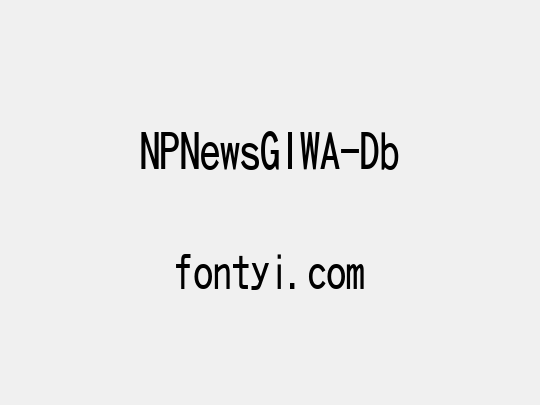 NPNewsGIWA-Db