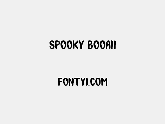 Spooky Booah
