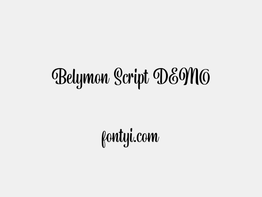 Belymon Script DEMO