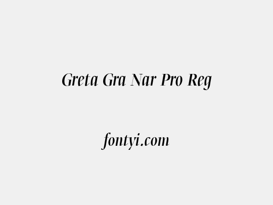 Greta Gra Nar Pro Reg