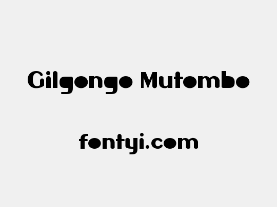 Gilgongo Mutombo