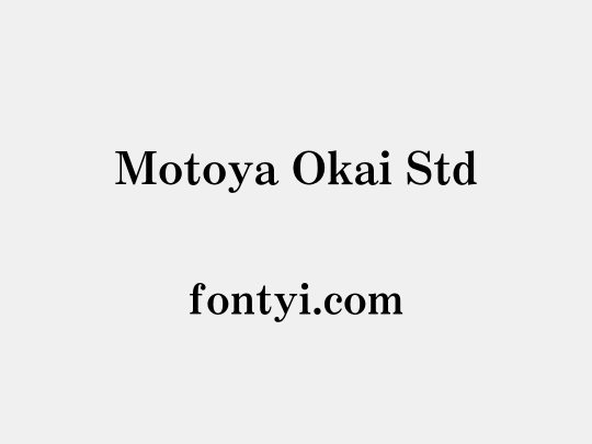 Motoya Okai Std