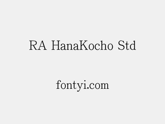 RA HanaKocho Std
