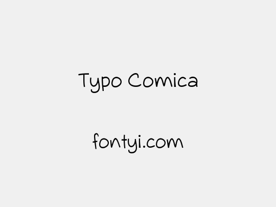 Typo Comica