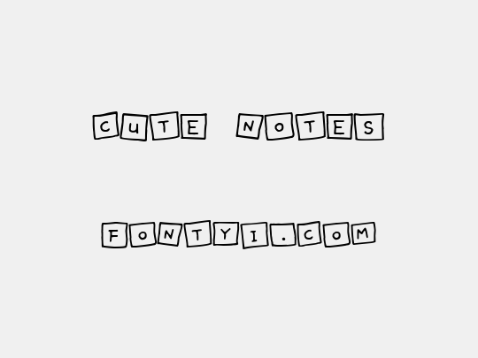 Cute Notes