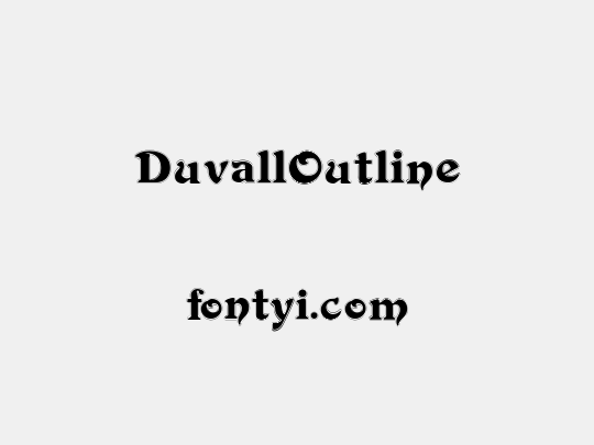 DuvallOutline