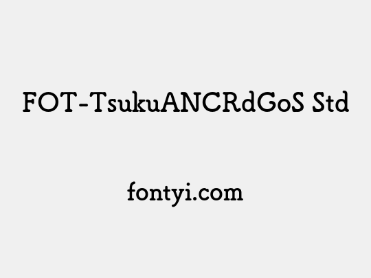 FOT-TsukuANCRdGoS Std