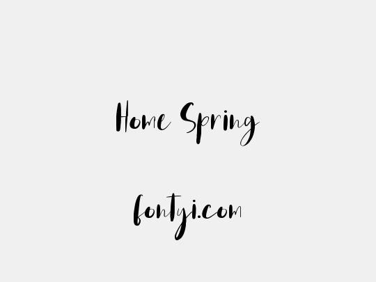 Home Spring