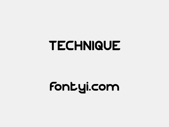 TECHNIQUE