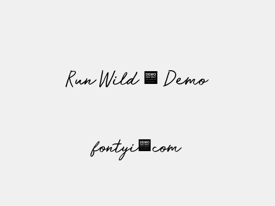 Run Wild - Demo