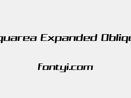 Squarea Expanded Oblique