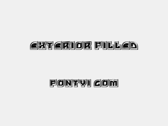 Exterior Filled
