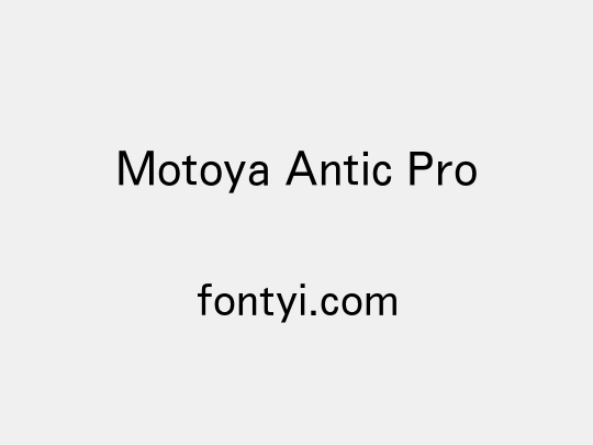 Motoya Antic Pro