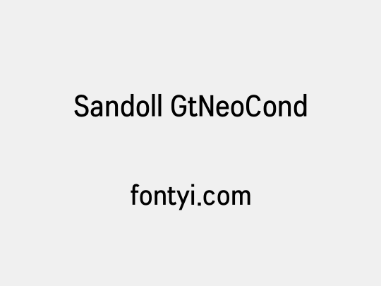 Sandoll GtNeoCond