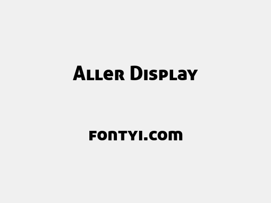 Aller Display