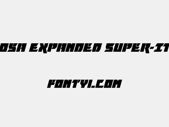 Furiosa Expanded Super-Italic
