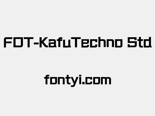 FOT-KafuTechno Std