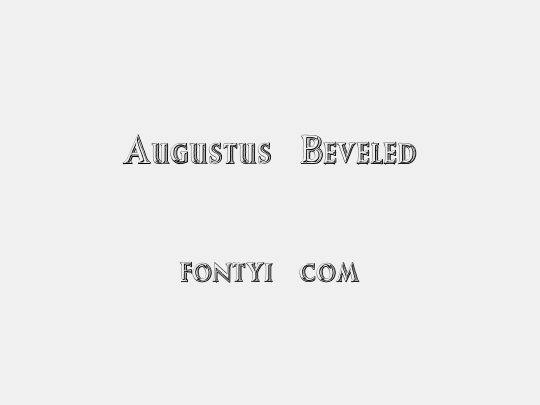 Augustus Beveled