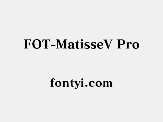 FOT-MatisseV Pro
