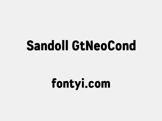Sandoll GtNeoCond