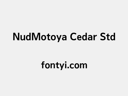 NudMotoya Cedar Std