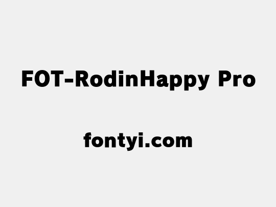 FOT-RodinHappy Pro
