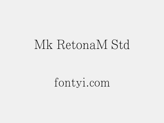 Mk RetonaM Std