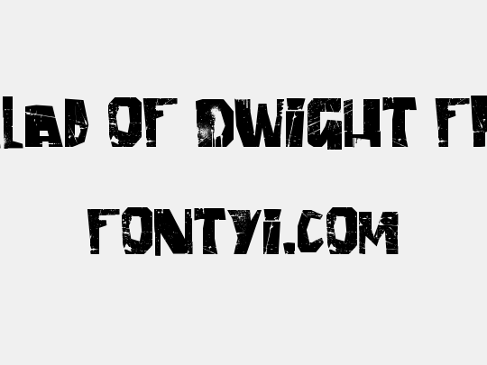 Ballad of Dwight Frye