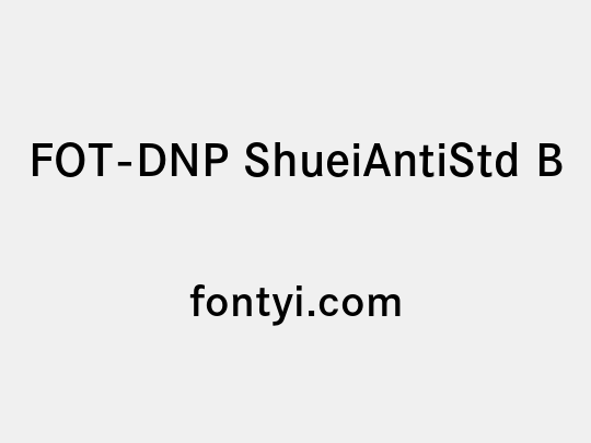 FOT-DNP ShueiAntiStd B