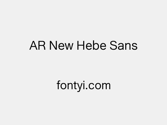 AR New Hebe Sans