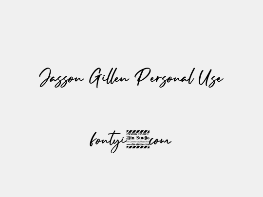 Jasson Gillen Personal Use