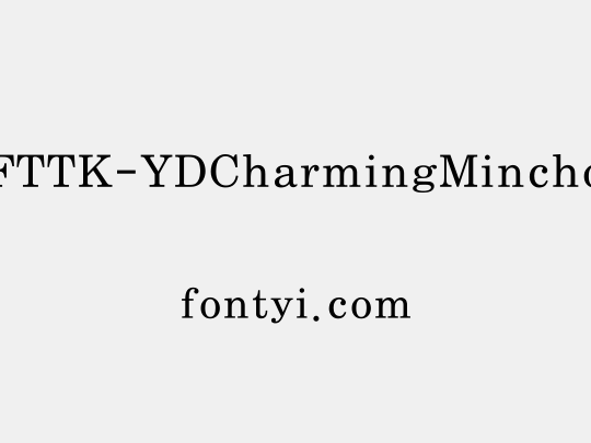 FTTK-YDCharmingMincho