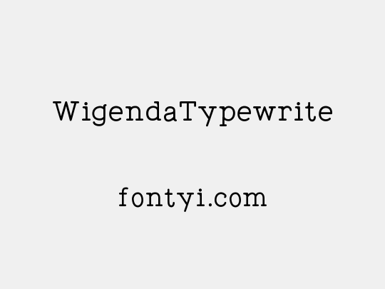 WigendaTypewrite