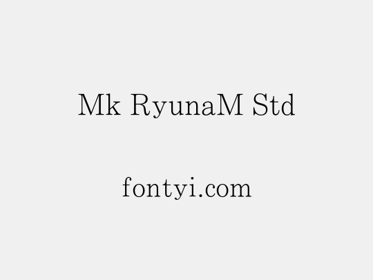 Mk RyunaM Std