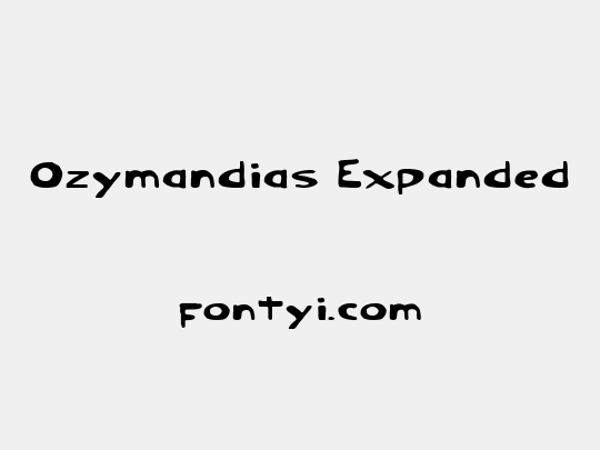 Ozymandias Expanded