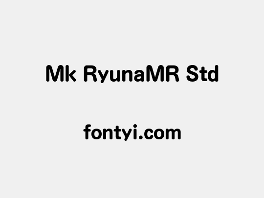 Mk RyunaMR Std