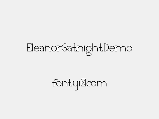 EleanorSatnightDemo