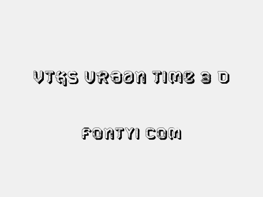 VTKS URBAN TIME 3 d