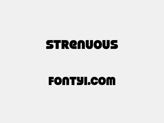 Strenuous