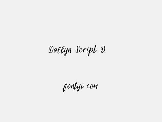 Dollyn Script DEMO
